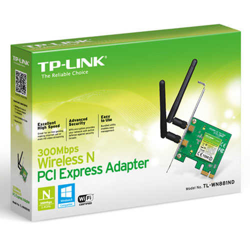 כרטיס רשת אלחוטי פנימי TP-Link דגם TL-WN881ND