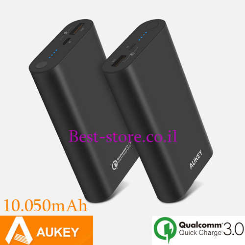 מטען נייד Aukey 10050mAh QC 3.0 דגם PB-T15