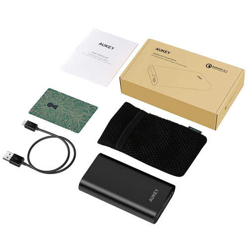מטען נייד Aukey 10050mAh QC 3.0 דגם PB-T15