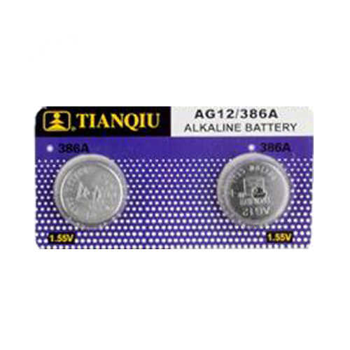 זוג סוללות כפתור AG12 Alkaline