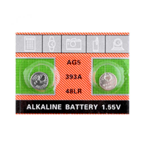 זוג סוללות כפתור AG5 Alkaline