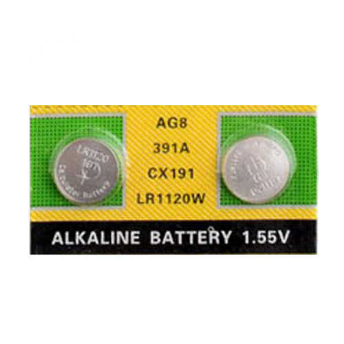 זוג סוללות כפתור AG8 Alkaline