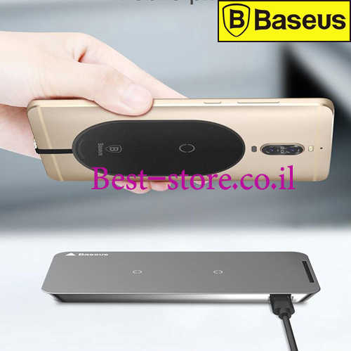 מתאם טעינה אלחוטית חיבור Baseus USB Type C