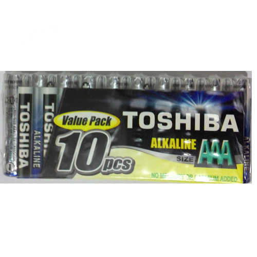 10 סוללות AAA תוצרת Toshiba