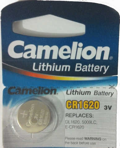 סוללת כפתור ליתיום Camelion CR1620