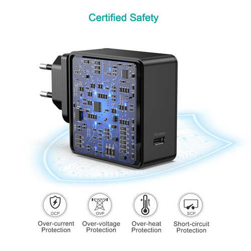 מטען קיר USB-C PD 3.0 60W עם כבל CHOETECH