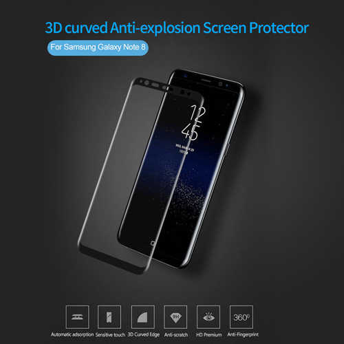מגן זכוכית מלא ל- Samsung Galaxy Note 8