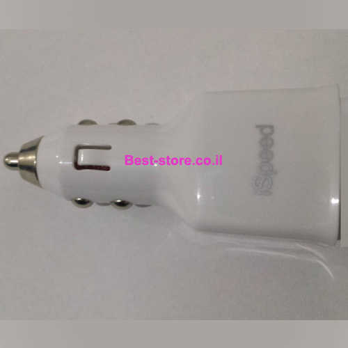 מטען USB לרכב 3 כניסות iSpeed 4.1A