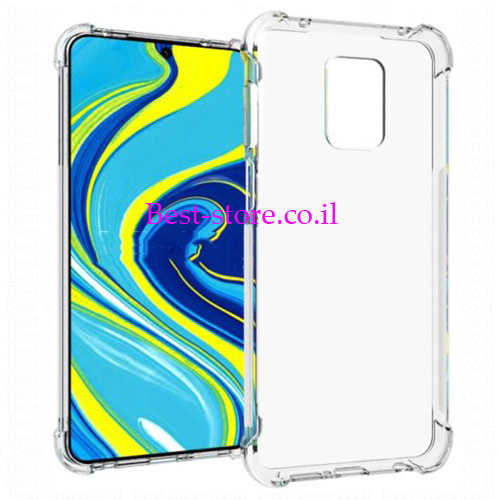 מגן סיליקון שקוף ל- Xiaomi Redmi Note 9S