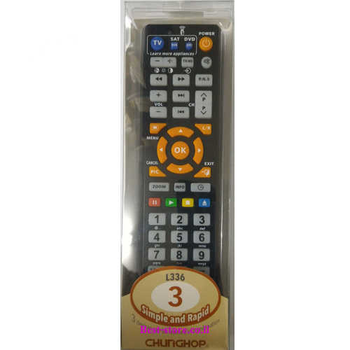 שלט רחוק לומד אוניברסלי Chunghop L336