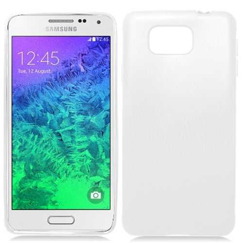 כיסוי סיליקון שקוף ל- Samsung Galaxy Alpha