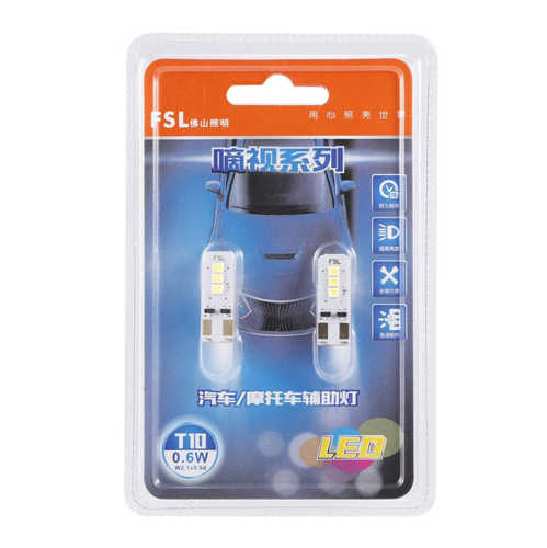 זוג נורות לד לבן T10 / W5W לרכב FSL