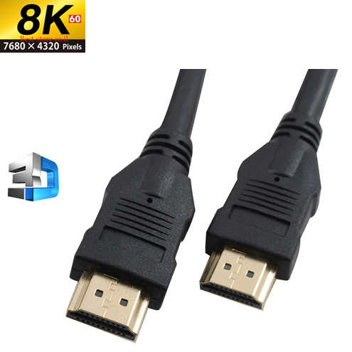 כבל  HDMI 2.1 8K@60Hz באורך 2 מטר Topx