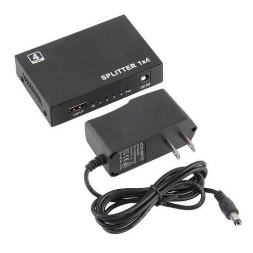 מפצל HDMI 1:4 אקטיבי