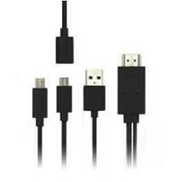 כבל MHL אוניברסלי Micro USB 5/11P באורך 2 מטר