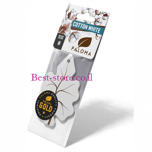 עץ ריח שלישייה ניחוח כותנה לבנה Paloma Gold