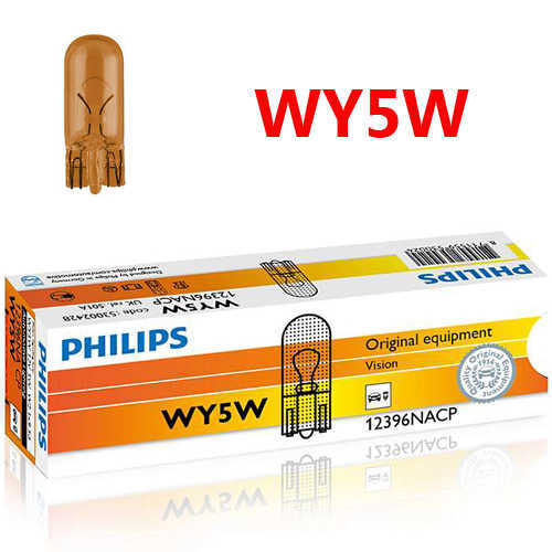 נורת איתות צד לרכב 10 יח' philips דגם WY5W