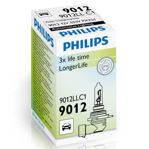 נורה ראשית לרכב Philips Hir2 דגם LongLife EcoVision