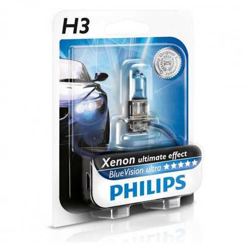נורה ראשית לרכב Philips H3 דגם BlueVision