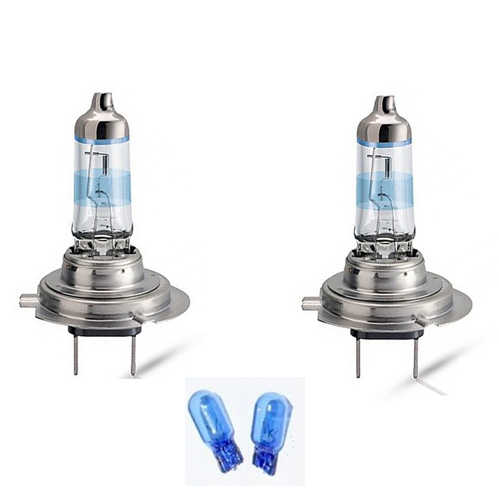 זוג נורות ראשיות לרכב H7 תוצרת Philips דגם White Vision