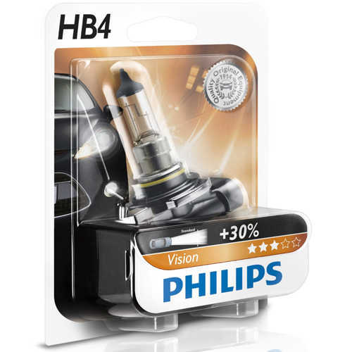 נורה ראשית לרכב Philips HB4 סדרה Vision