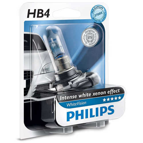 נורה ראשית לרכב Philips HB4 דגם White Vision