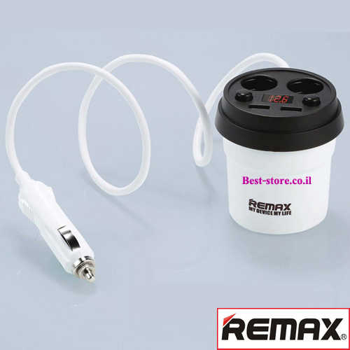 מטען לרכב מאפרה Remax דגם CR-2XP