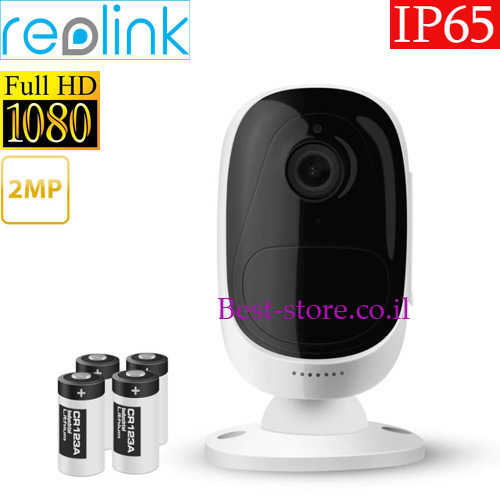 מצלמת אבטחה אלחוטית עם סוללות ReolinK 1080p דגם Argus