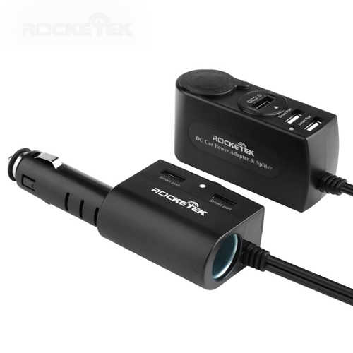 מטען לרכב Rocketek 6A/QC 2.0 דגם RT-CC25
