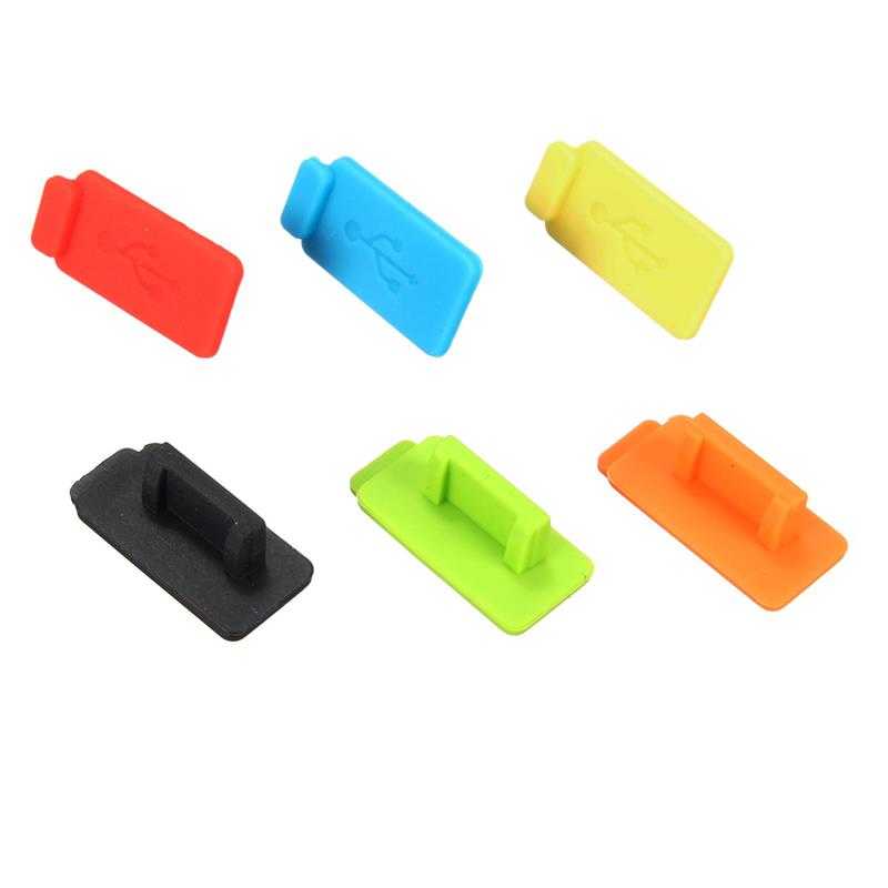 סט 4 כיסויי סיליקון ליציאת USB A