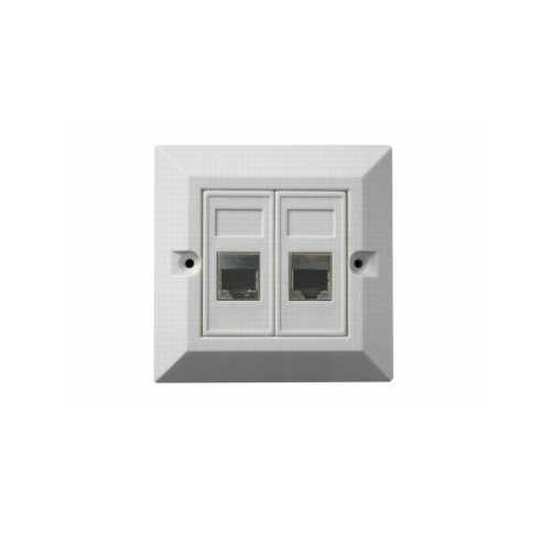 שקע תקשורת RJ45 כפול תחת הטיח FETAYA