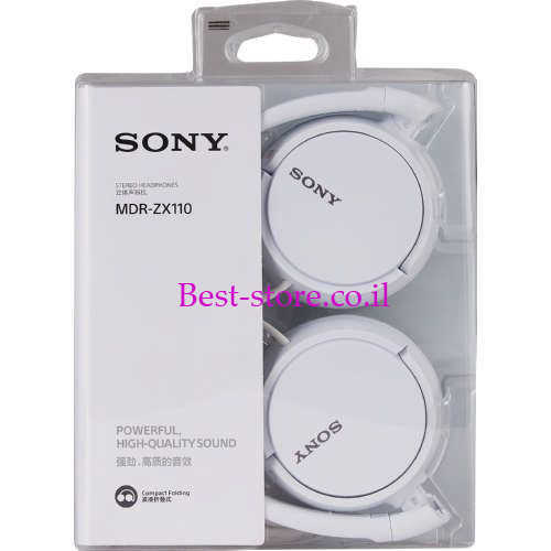 אוזניות  SONY דגם  MDR-ZX110WC