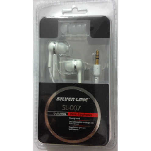 אוזניות סיליקון Silver Line דגם SL 007