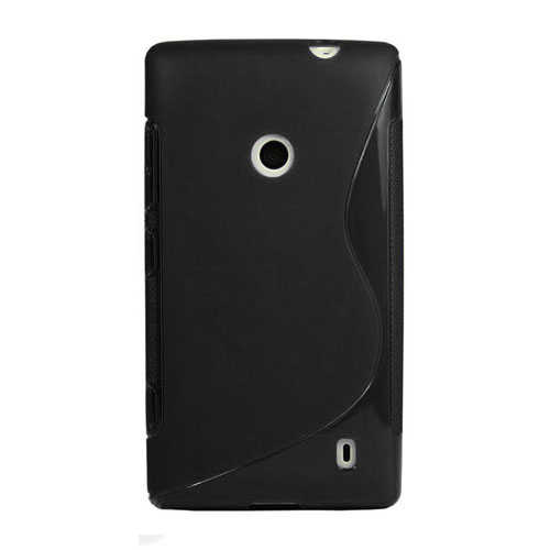 כיסוי סיליקון TPU ל- Nokia Lumia N520 שחור