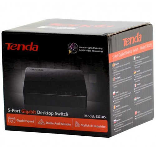 רכזת רשת מיני Tenda 5xRJ45 דגם SG105