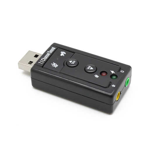 כרטיס קול USB חיצוני 7.1 ערוצים