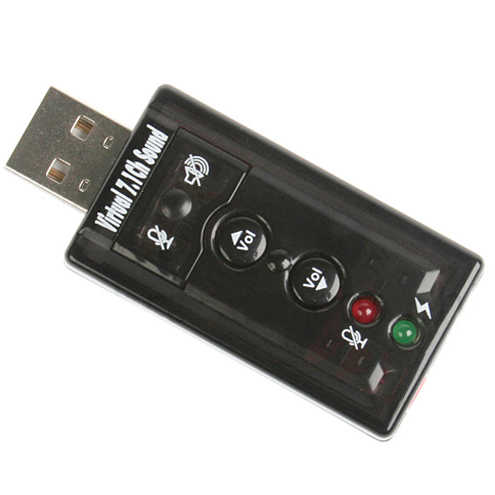 כרטיס קול USB חיצוני 7.1 ערוצים