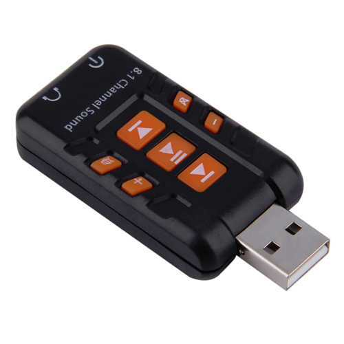 כרטיס קול USB חיצוני 8.1 ערוצים