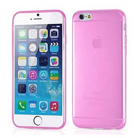 כיסוי סיליקון ל- iPhone 6 - ורוד