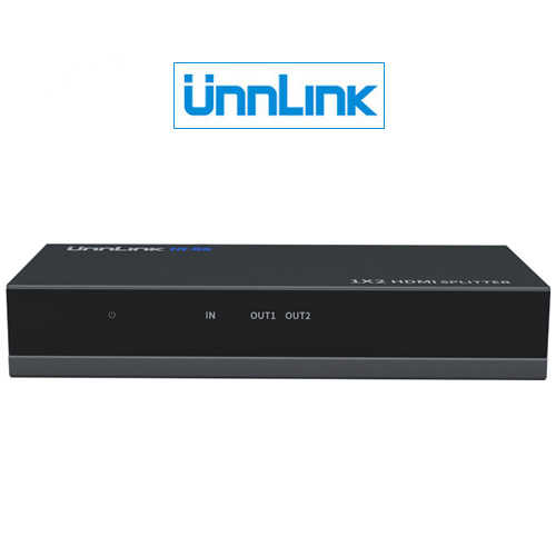 מפצל HDMI 1:2 EDID אקטיבי Unnlink