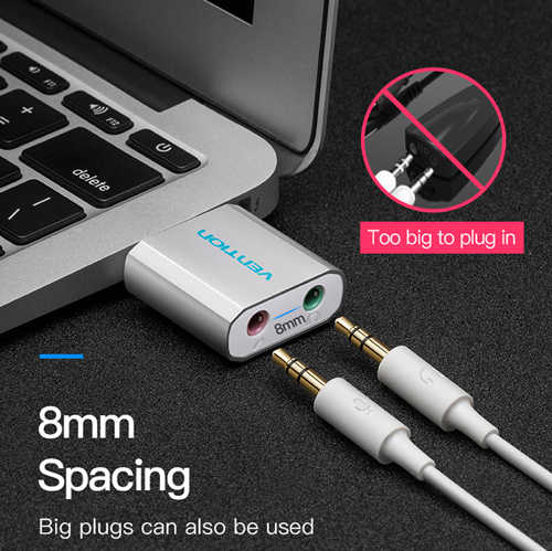 כרטיס קול USB חיצוני Vention