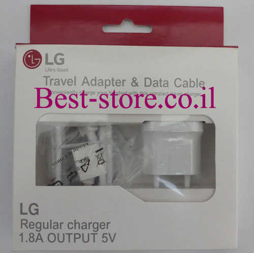 מטען קיר 1.8A מקורי LG