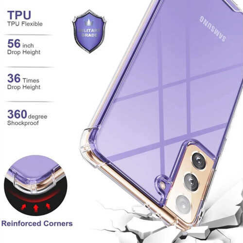 מגן שקוף פינות מחוזקות ל- Samsung Galaxy S22 Plus