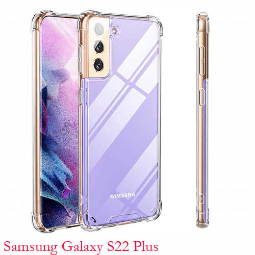 מגן שקוף פינות מחוזקות ל- Samsung Galaxy S22 Plus