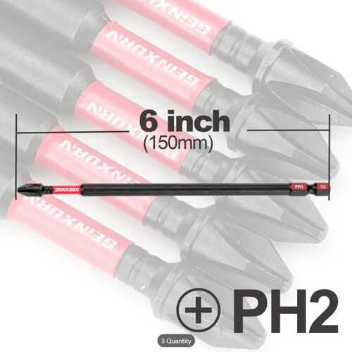 ביט מגנטי פיליפס למברגת אימפקט GEINXURN PH2 150mm