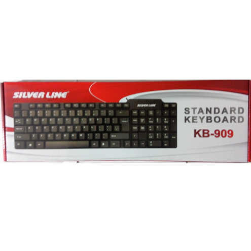 מקלדת חוטית Silver Line דגם  KB-909HE